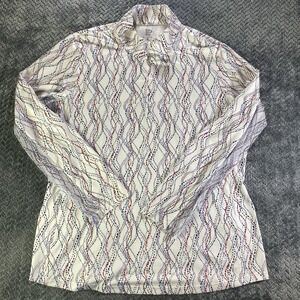 EP NY 1/4 Zip Pullover Breathable Stretch Golf Sun Shirt Womens XL